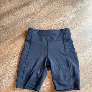 lululemon athletica Black High-Waist Bike Shorts